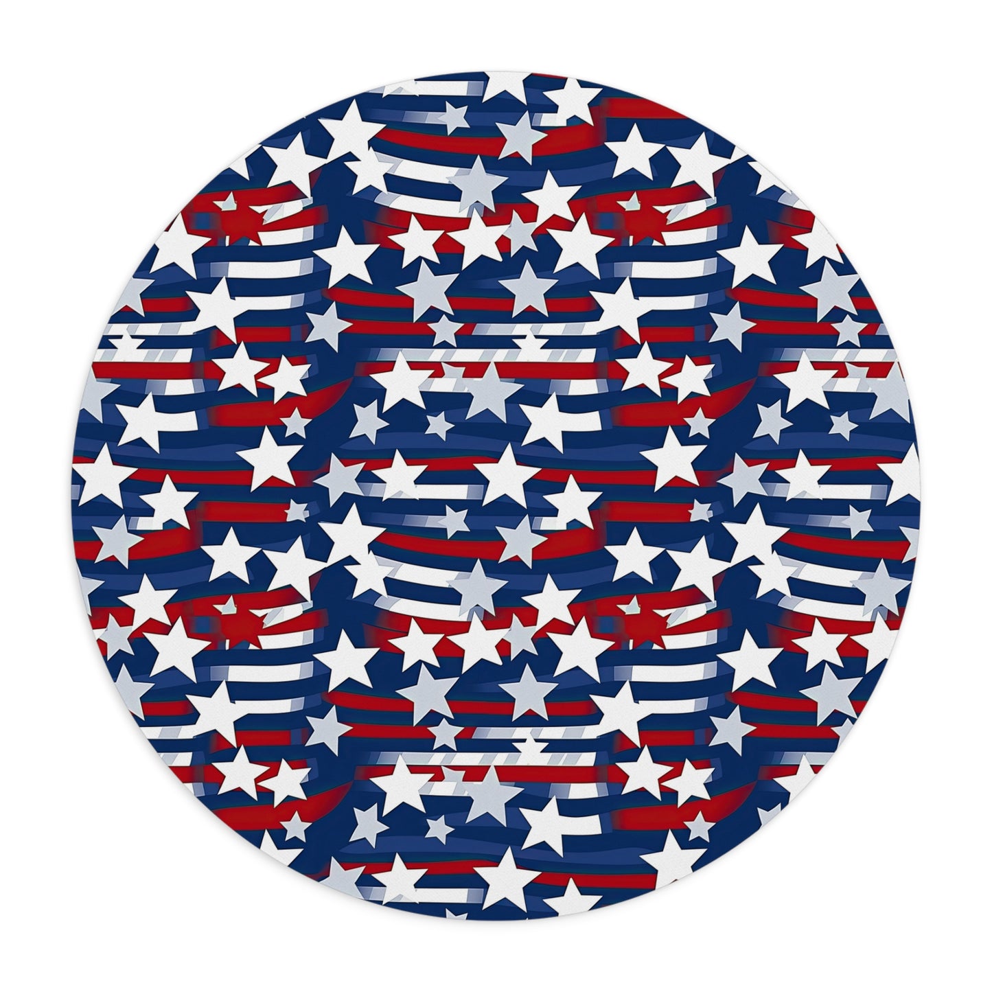 Patriotic Waves Mouse Pad - Perfect for Holiday Gifting & Workspaces