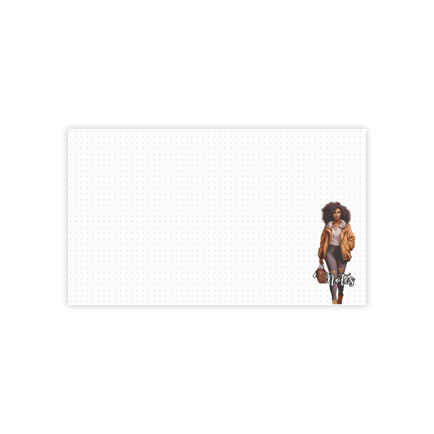 Chic Note Pads with Fashion Illustration, Stylish Sticky Notes for Organizing, Personalized Gifts for Her, Office Supplies, Creative