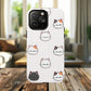 Cute Cat Tough Magnetic Case, iPhone Cover, Cat Lover Gift, Cute Cat Accessories, Pet-Themed iPhone Case