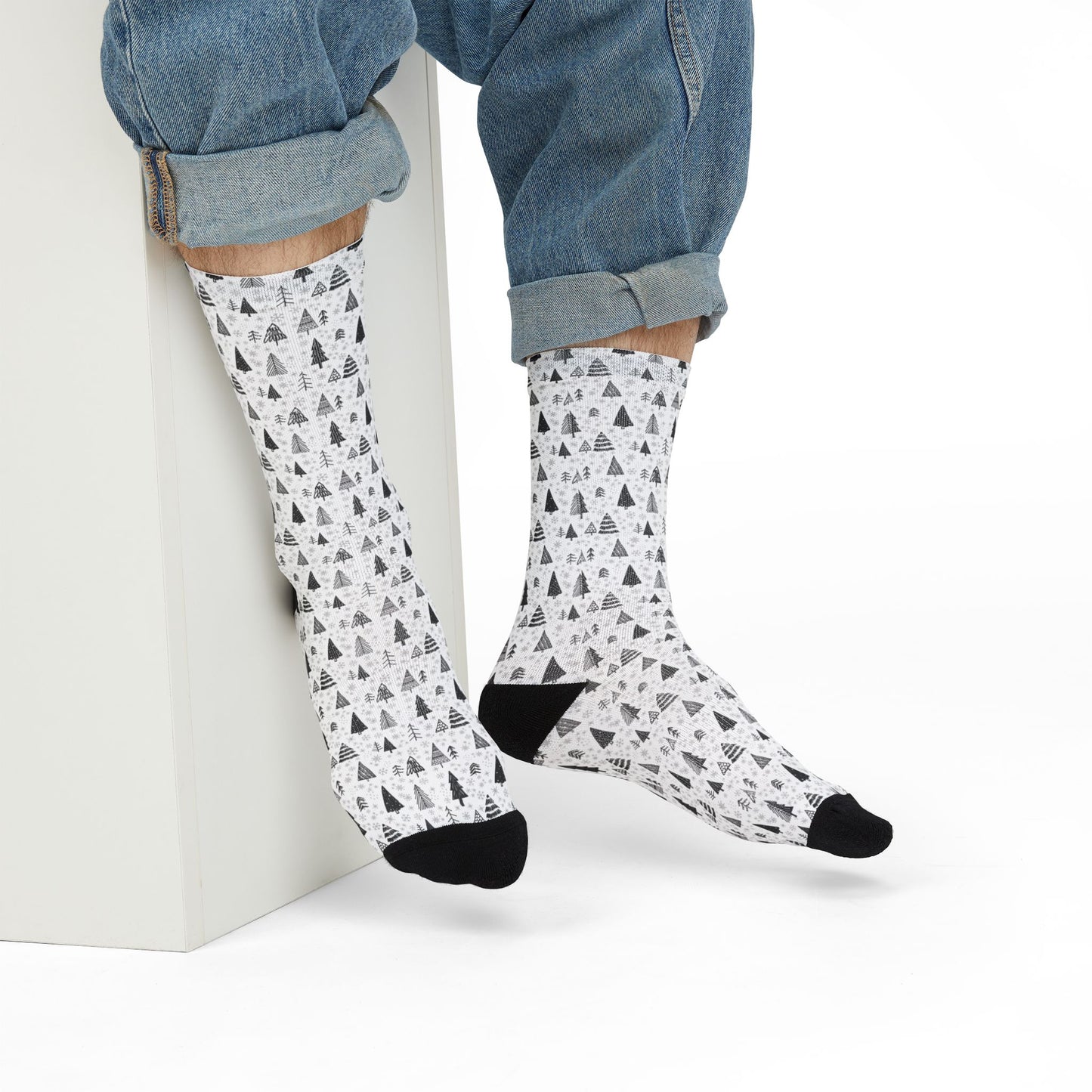 Winter Wonderland Sublimation Crew Socks