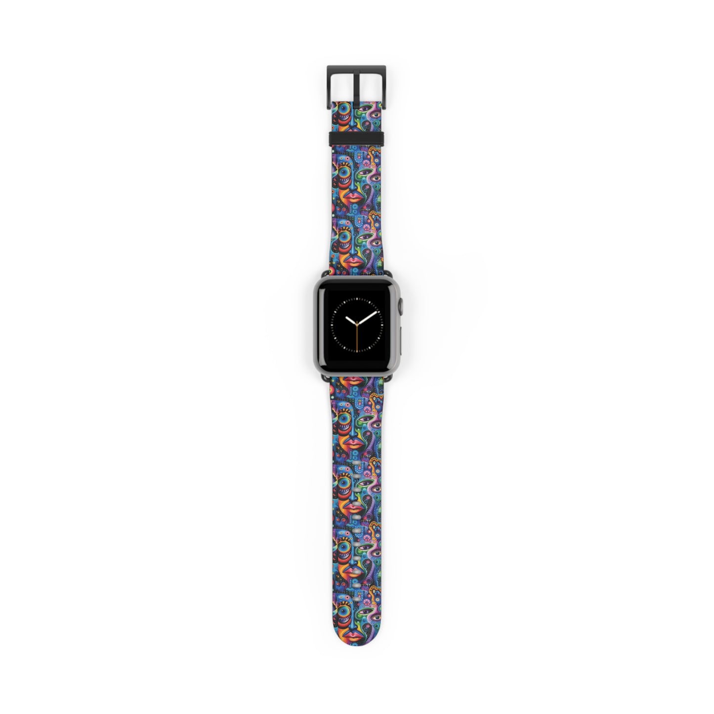 Psychedelic Visions Colorful Artful Watch Band - Unique Design for Fashion Lovers.