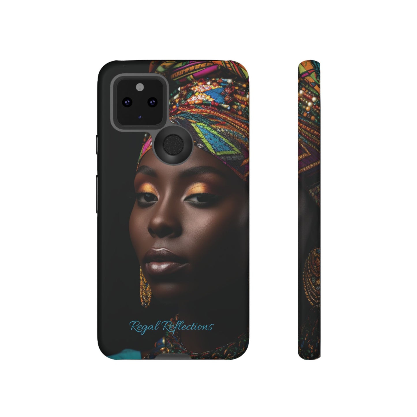 Regal Reflections: African Majesty iPhone, Samsung and Google Tough Phone Cases.
