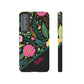 Personalized Floral Fantasy Samsung and Google Pixal Phone Case – Personalized Tough Cases with Colorful Garden Design
