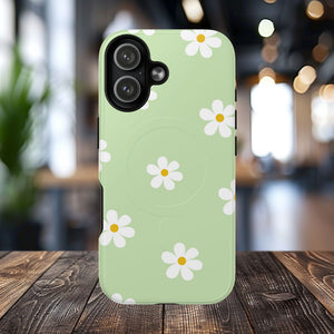 Floral Tough Magnetic Case, Flower iPhone Cover, Cute iPhone Case, Nature Inspired Accessory, Gift for Plant Lovers