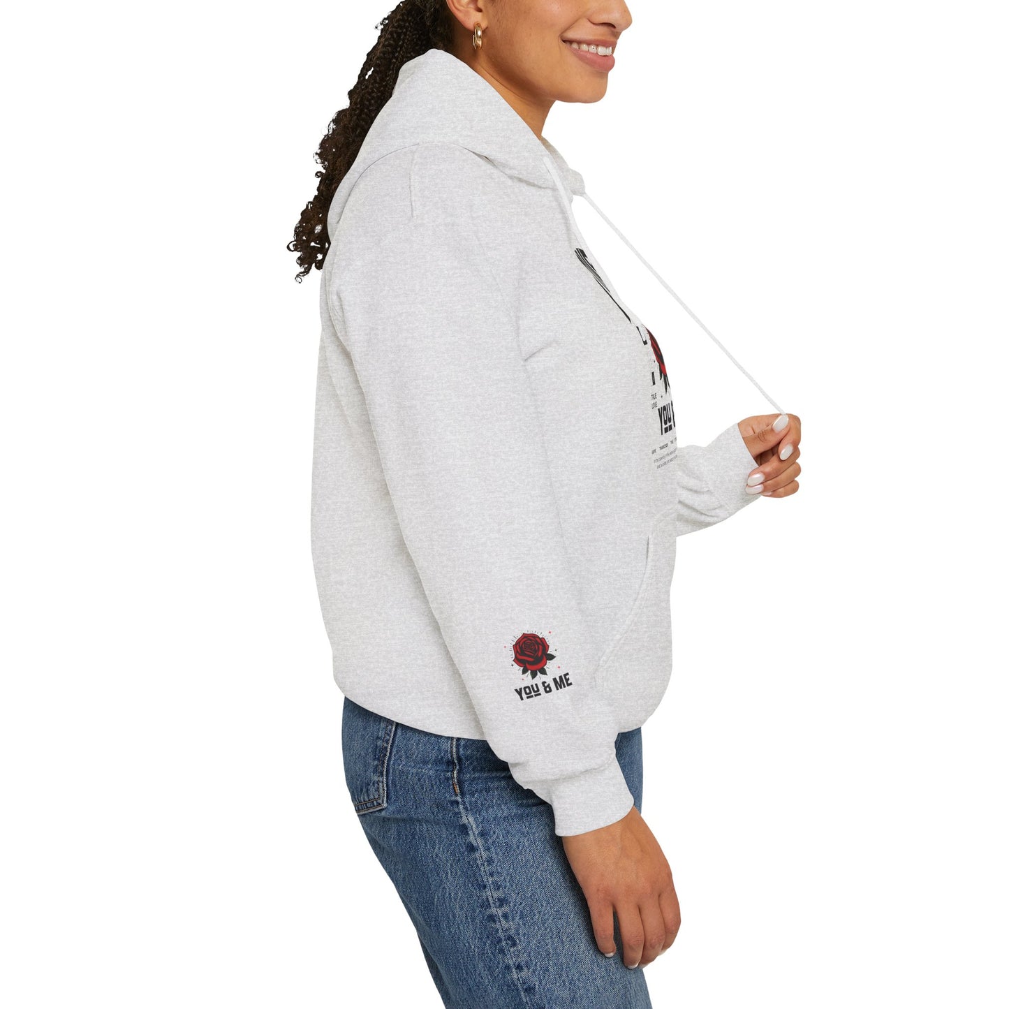 You and Me Unisex Gildan Hoodie Sweatshirt