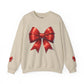 Bow Charm Valentines Unisex Gildan Heavy Blend™ Crewneck Sweatshirt