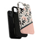 Personalized Floral Blush Garden Whisper Tough Magnetic MagSafe® iPhone® 13, 14, 15, 16, 17, Pro, Pro Max, Plus Cases (Custom Name).