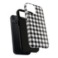 Black and White Gingham Phone Case, Tough Magnetic Cases, Stylish Phone Cover, Gift for Her, Trendy Phone Accessory, Checkered Print