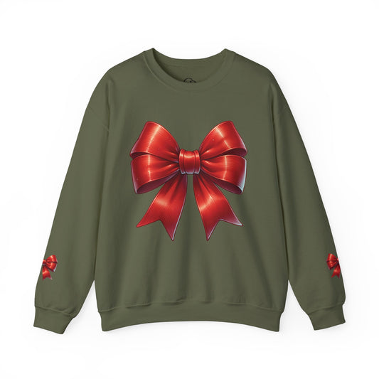 Bow Charm Valentines Unisex Gildan Heavy Blend™ Crewneck Sweatshirt