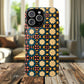 Celestial Spice Tiling Colorful Tough Magnetic iPhone Case, Unique iPhone Cover, Artistic Mobile Shell, Durable Design Accessory, Trendy Gift Idea, MagSafe® iPhone Case.