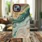 Stylish Tough Acrylic Magnetic iPhone Cases for Everyday Protection, Marble Design, Unique Gifts for Tech Lovers, Holiday Essentials