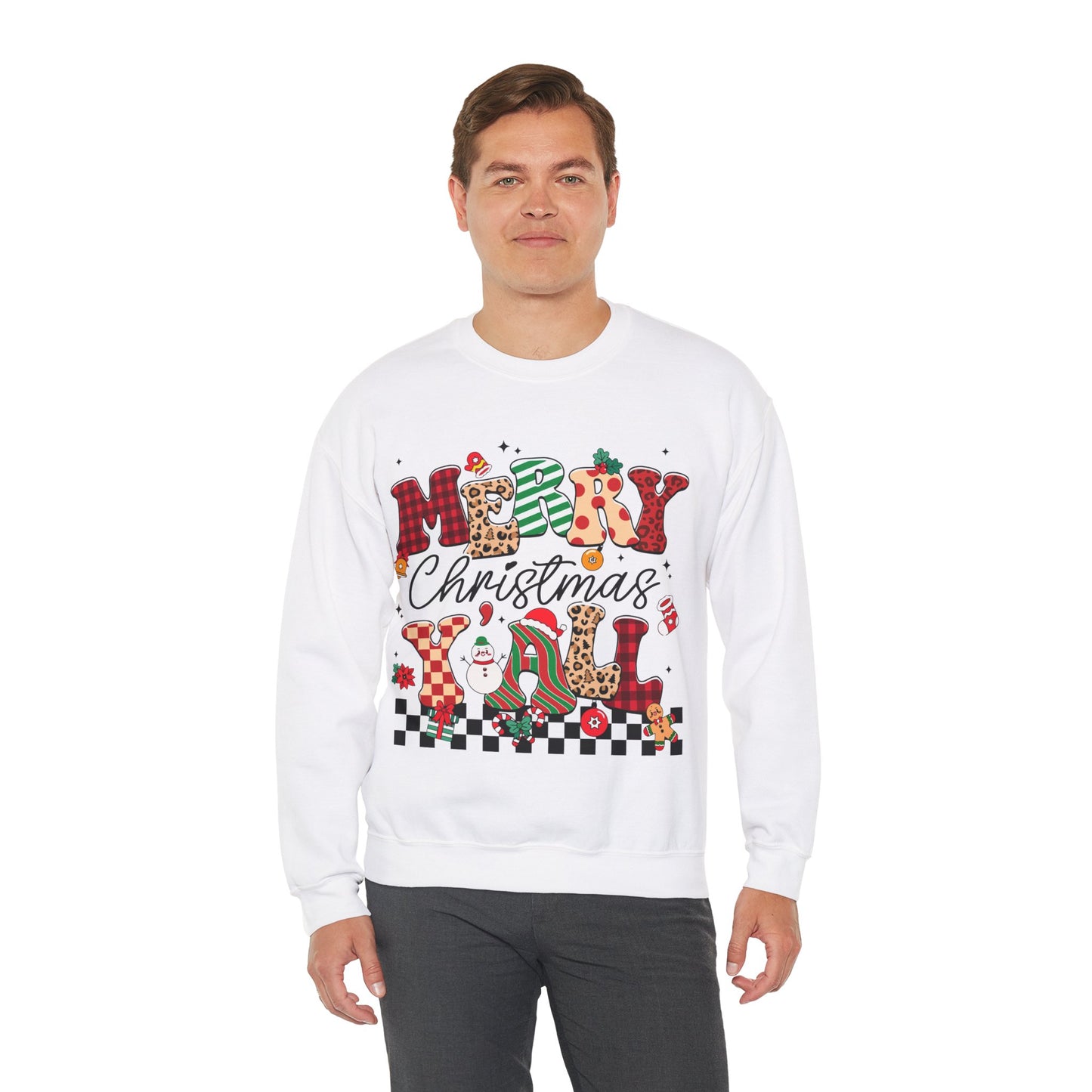 Merry Christmas  Unisex Heavy Blend™ Crewneck Sweatshirt
