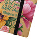 Floral Scripture Flip Case — "Let Your Light Shine" Wallet Phone Cover (Matthew 5:16)