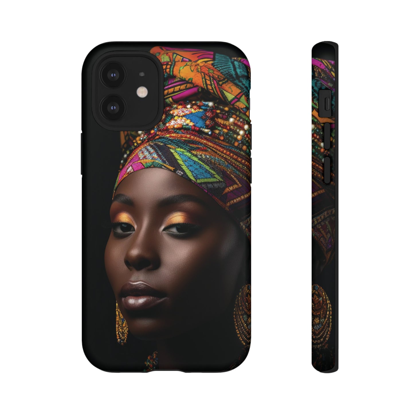 Regal Reflections: African Majesty iPhone Cases