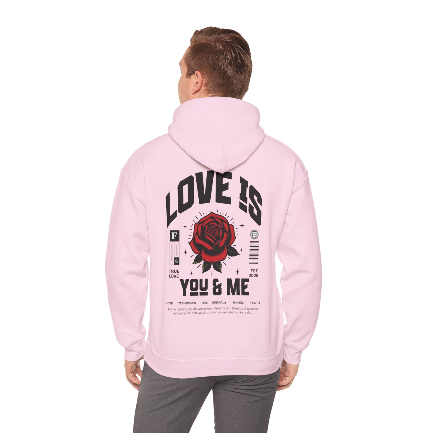 You and Me Unisex Gildan Hoodie Sweatshirt