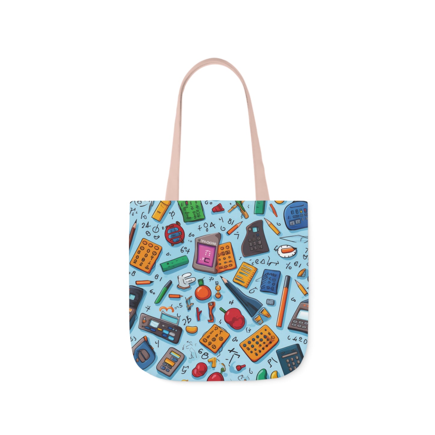 Blue Academic Adventures Canvas Tote Bag