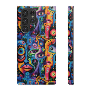 Psychedelic Visions Vibrant Art Google Pixel, iPhone and Samsung Phone Case - Tough Cases for Creative Souls