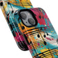 Vibrant Music Note Phone Case, Tough Magnetic Case, Music Lover Gift, Colorful Phone Accessory, Customizable Phone Cover, Unique Gift Idea