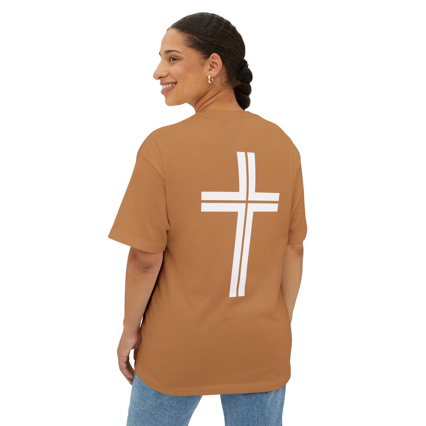 JESUS Charm Unisex Oversized Bella Canvas Boxy Tee