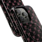 Coquette Chic Bow-Patterned Tough Magnetic iPhone Case, Stylish Gift for Her, Protective iPhone Cover, Trendy Accessory, iPhone Birthday Gift, Fashionable Tech