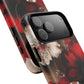 Crimson Noir Tough iPhone Magnetic Cases, Tough iPhone Protector, Stylish Floral Design, Gift for Her, Floral Accessories