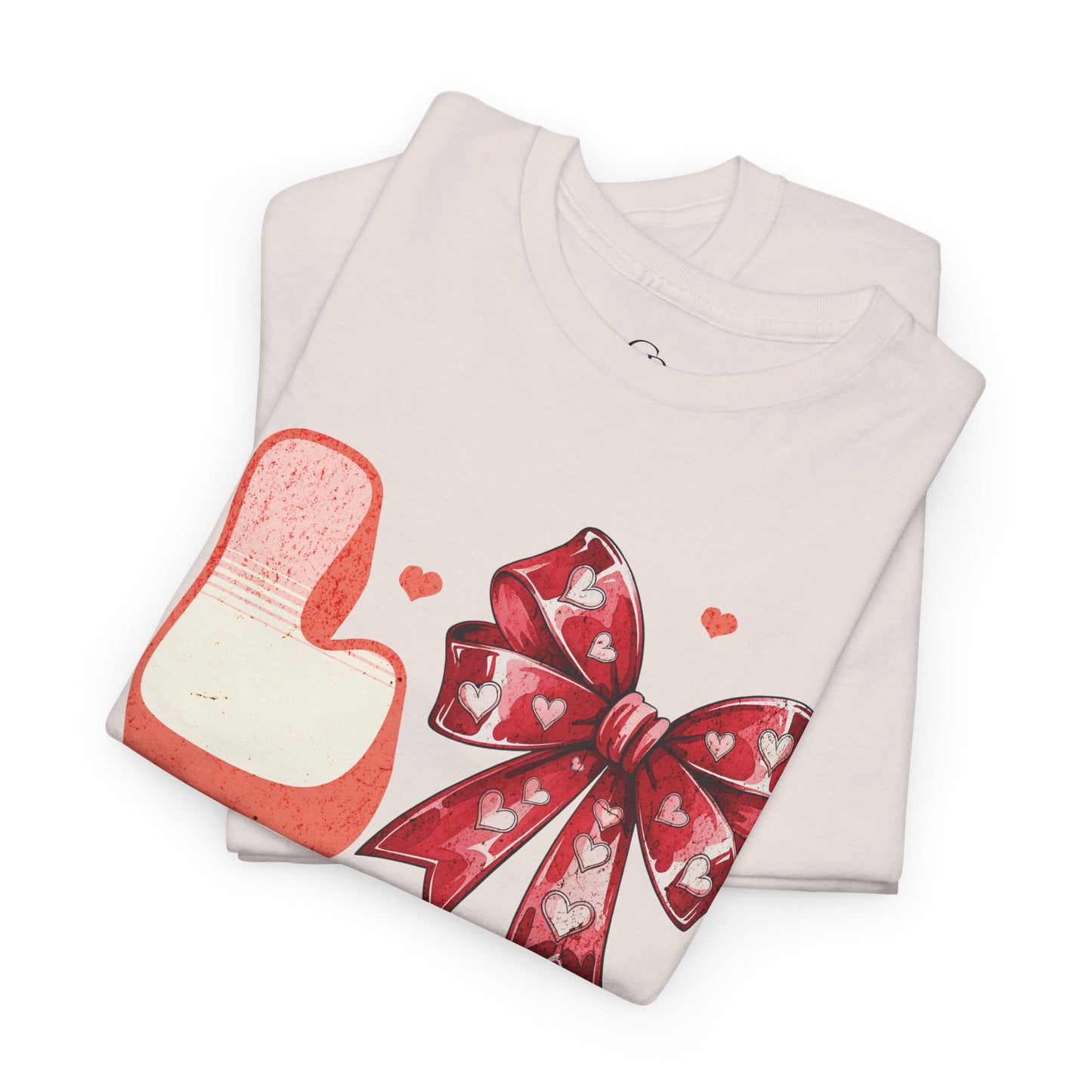 LOVE Charm Coquette Unisex Heavy Gildan Cotton Tee.