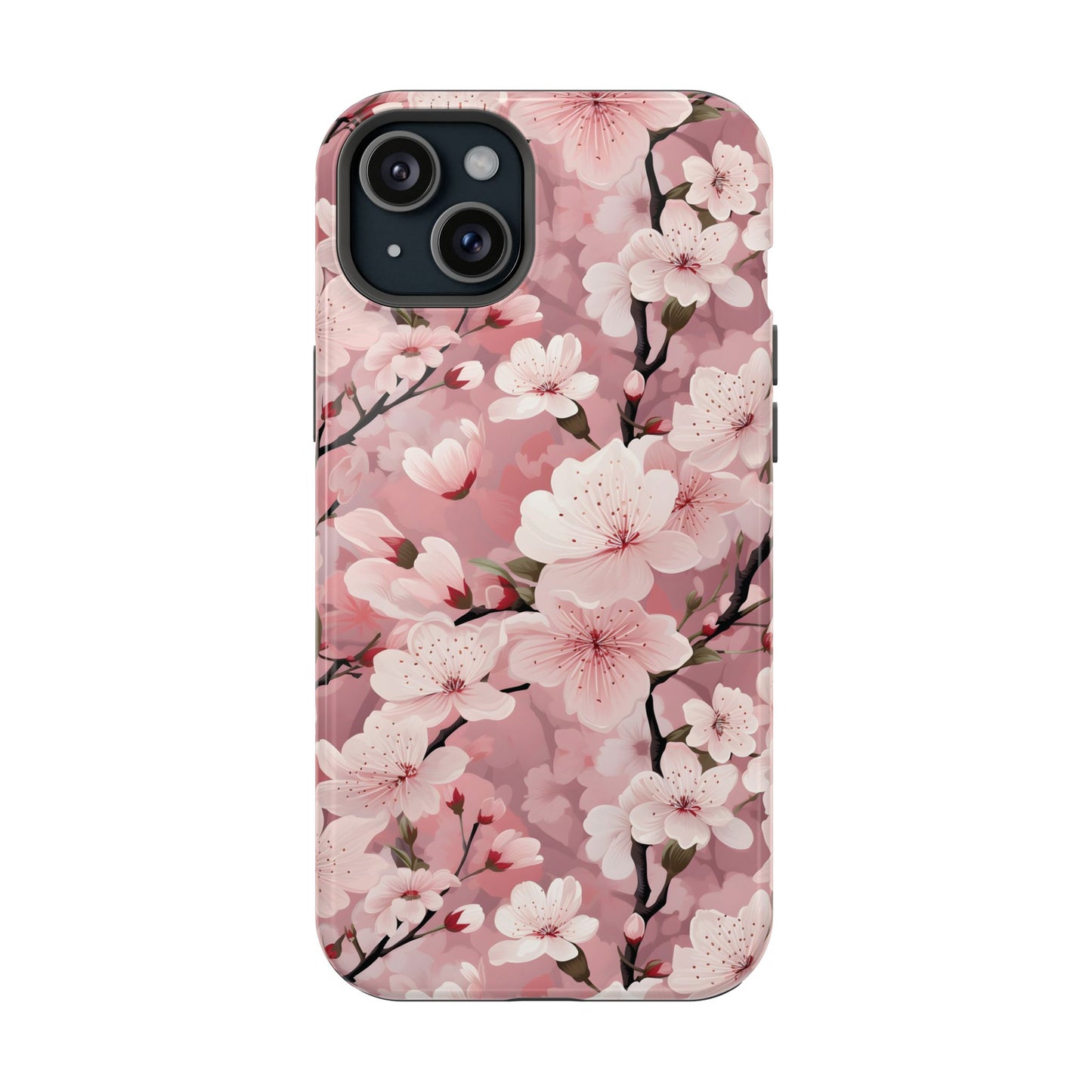 Cherry Blossom Magnetic Tough iPhone Cases