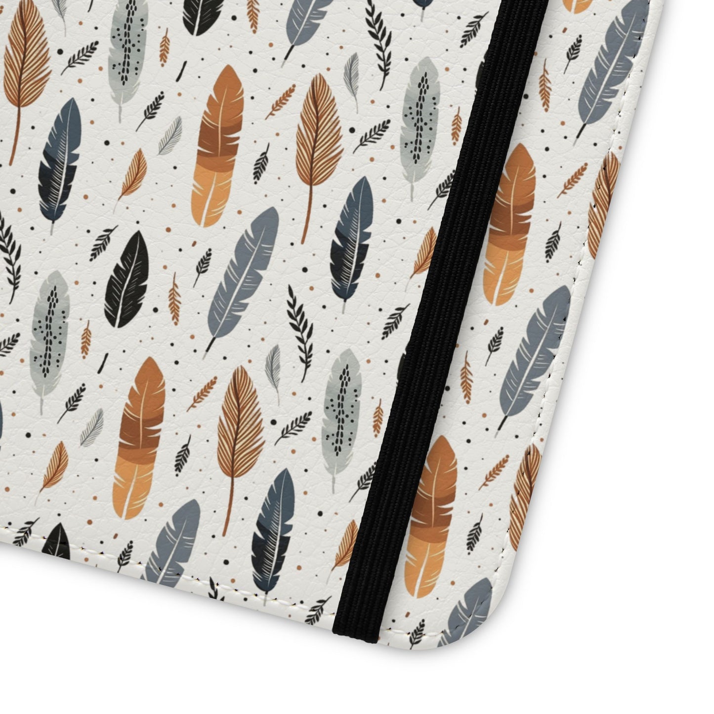 Whispering Feathers iPhone and Samsung Flip Cases