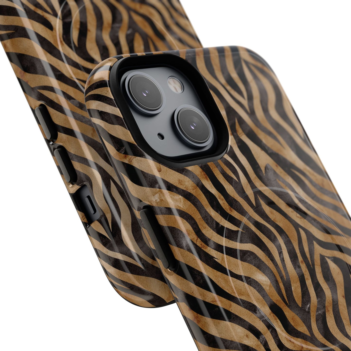 Tough Magnetic iPhone Case with Zebra Print, Stylish Protection for iPhones, Unique iPhone Accessory, Gift for Animal Lovers]