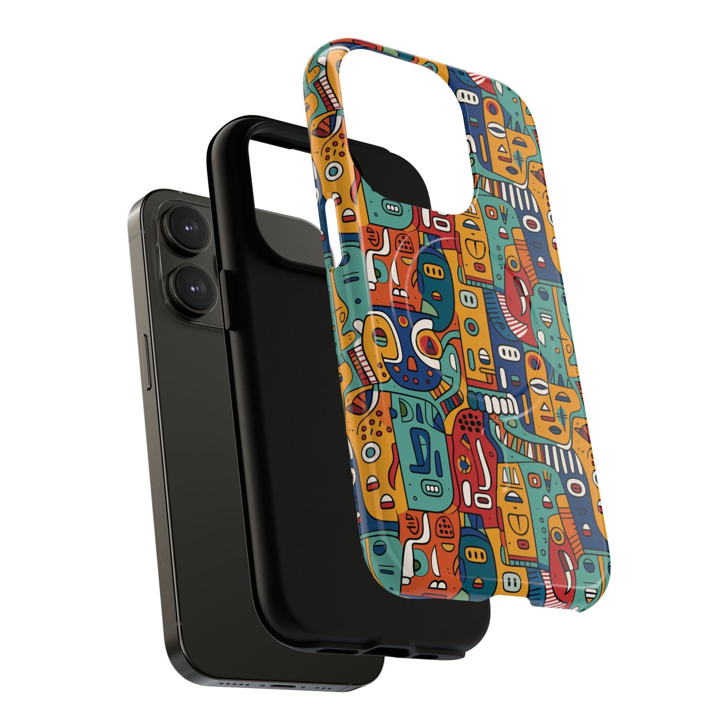 Vibrant Tough Magnetic Phone Cases - Unique Art, Protective Design, Gift for Him/Her, Trendy Accessories, Phone Protection