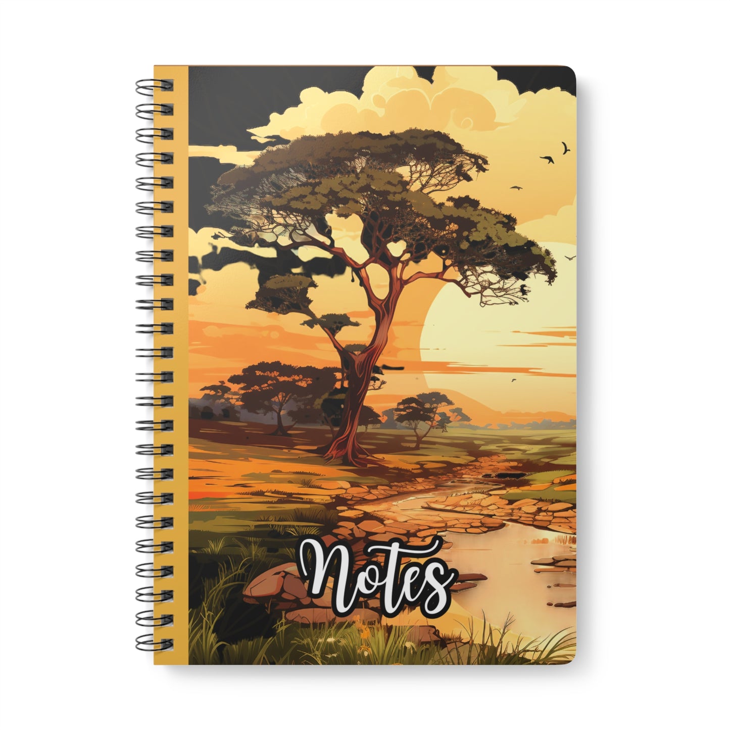 Wirobound Softcover Notebook, A5 - Inspirational Nature Design, Journal for Writing, Sketching, Daily Notes, Gift for Nature Lovers, [...]