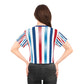 Patriotic Pride Crop Tee (AOP)