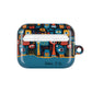 Personalized Abstract Eye Pattern AirPod Case — Colorful Tribal Graphic with Custom Text/Name