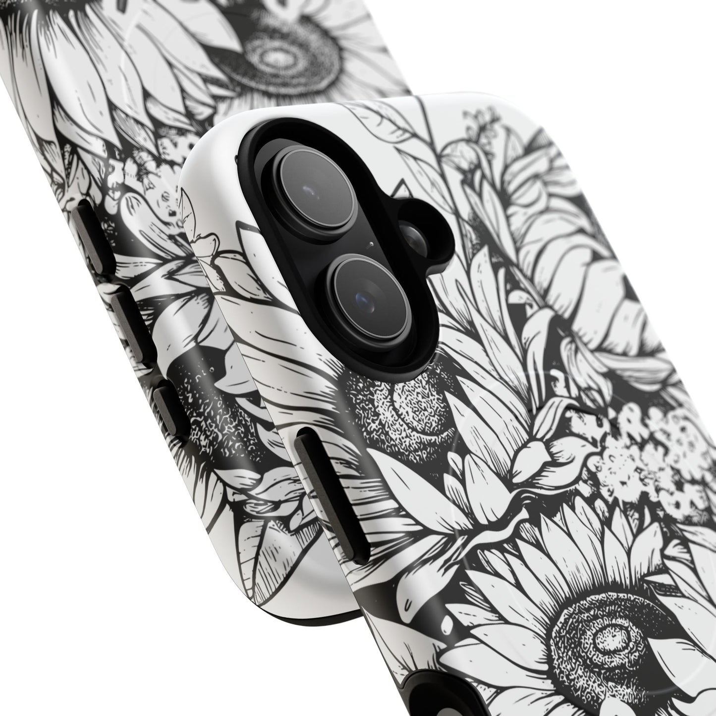 Loved John 3:16, Inspirational Gift, Tough iPhone Magnetic Case Scripture, Sunflower Bible Verse, MagSafe® iPhone® Tough Case, iPhone 14, iPhone 15, iPhone 16, Pro, Pro Max, Plus