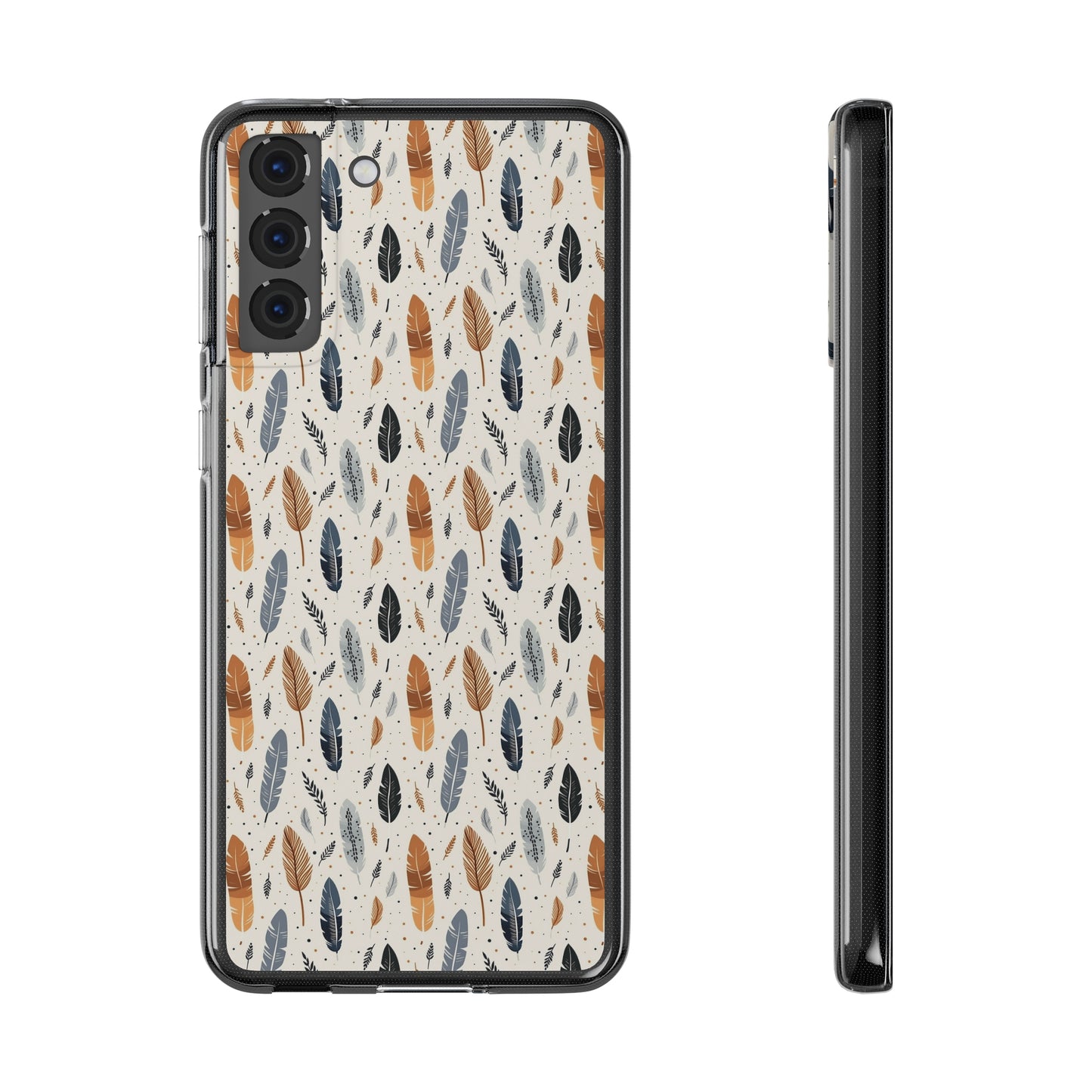 Whispering Feathers Soft iPhone, Google and Samsung Cases