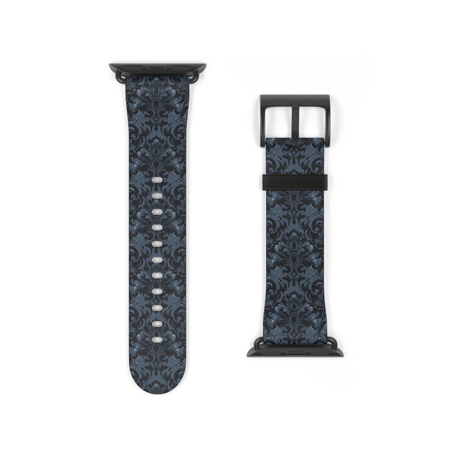 Opulent Dusk Elegant Floral Watch Band - Stylish Accessory for Daily Wear.