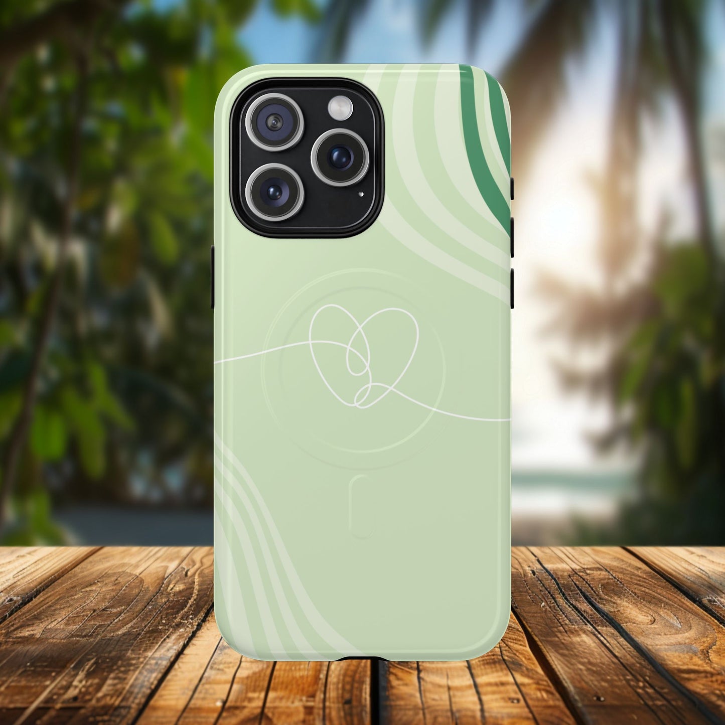 Loving Lines Tough iPhone Magnetic Cases, Eco-Friendly Gift, Birthday Present, iPhone 14, iPhone 15, iPhone 16, Pro, Pro Max, Plus MagSafe Protection Case.