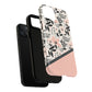 Personalized Floral Blush Garden Whisper Tough Magnetic MagSafe® iPhone® 13, 14, 15, 16, 17, Pro, Pro Max, Plus Cases (Custom Name).