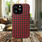 Tough Magnetic Phone Case - Red Plaid, Durable, Stylish Protection for iPhones, Gift for Outdoor Lovers, Unique Phone Cover
