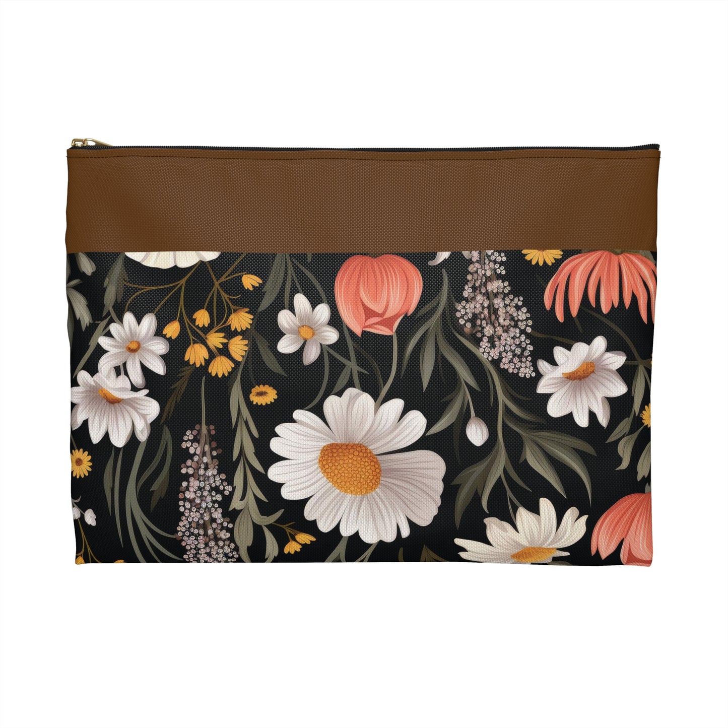 Blossom Elegance: Noir Garden Accessory Pouch