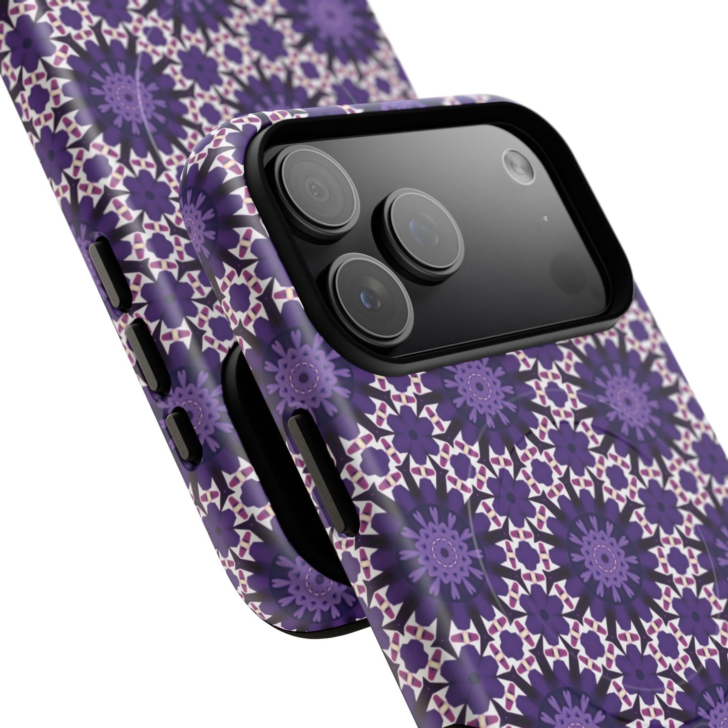 Twilight Petal Mirage Magnetic iPhone Cases, Unique Floral Designs, Tough Protection, Gift for Her, iPhone Accessories, Custom Cases