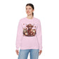 Autumn Highland Cow Charm Unisex Heavy Blend™ Crewneck Sweatshirt