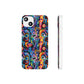 Psychedelic Visions Flexi iPhone and Samsung Case - Colorful Abstract Design.