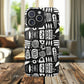 Modern Abstract Geometric Tough Magnetic Phone Case, Durable Phone Accessory, Gift for Him or Her, Artistic Design, Modern Decor