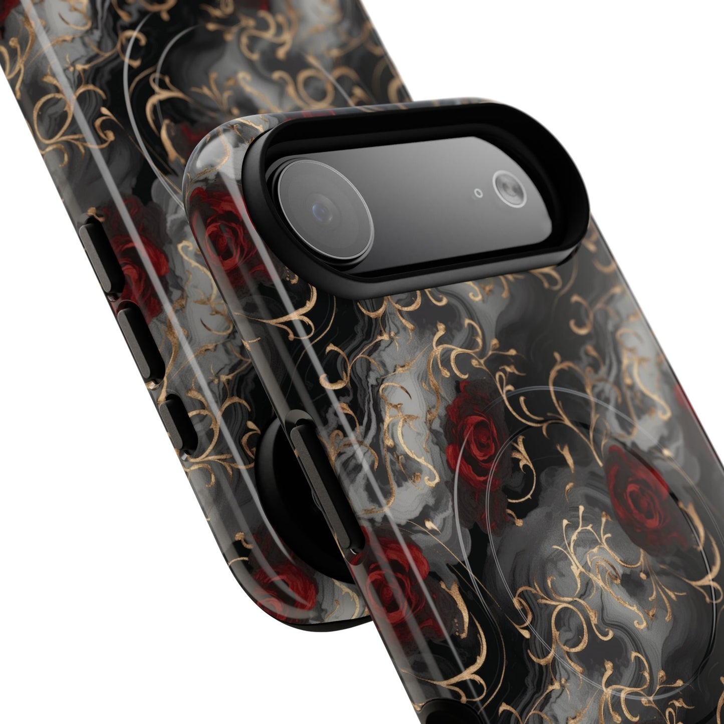 Elegant Floral Tough iPhone Magnetic Cases, iPhone Protection, Unique iPhone Covers, Stylish Mobile Accessories, Gift for Her