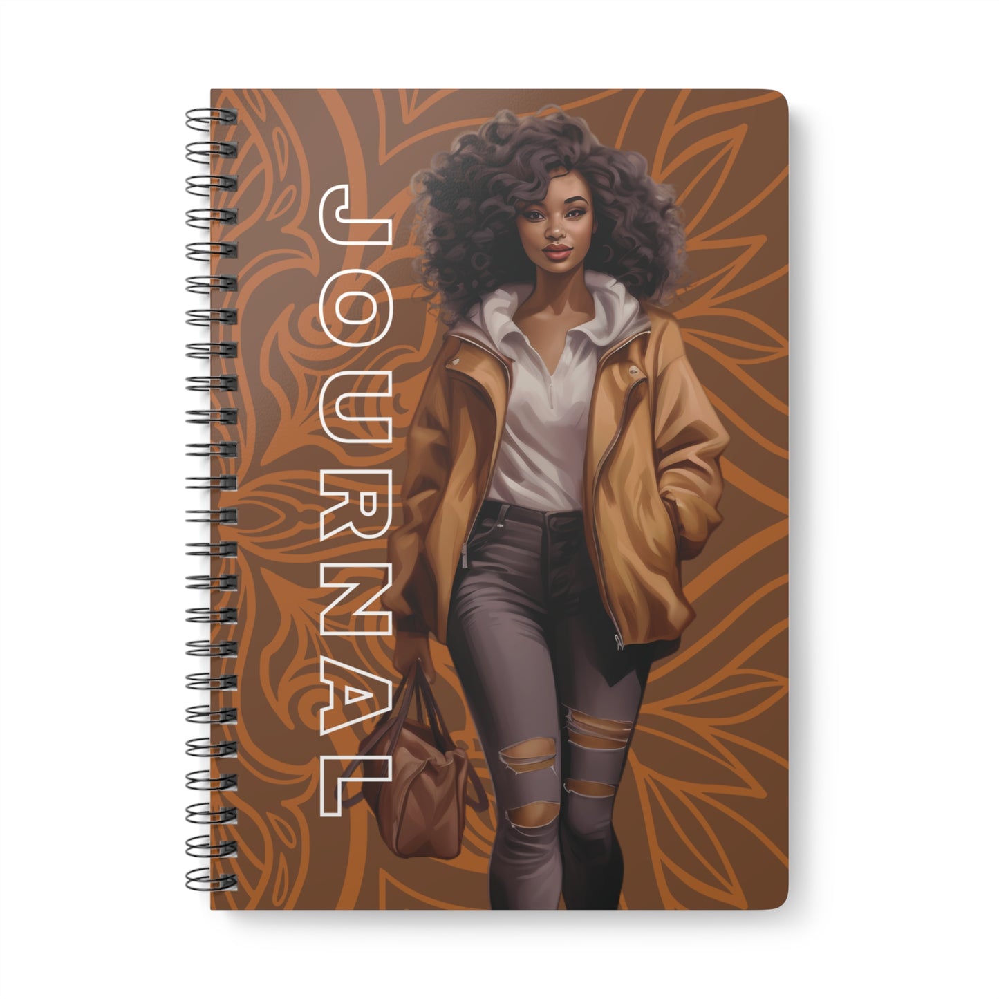 Stylish Wirobound Softcover Notebook, A5 - Aesthetic Journal, Note-Taking Diary, Gift for Writers, Ideal for Students