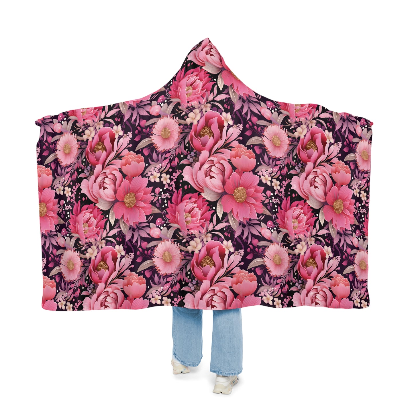 Blush Petals Snuggle Blanket