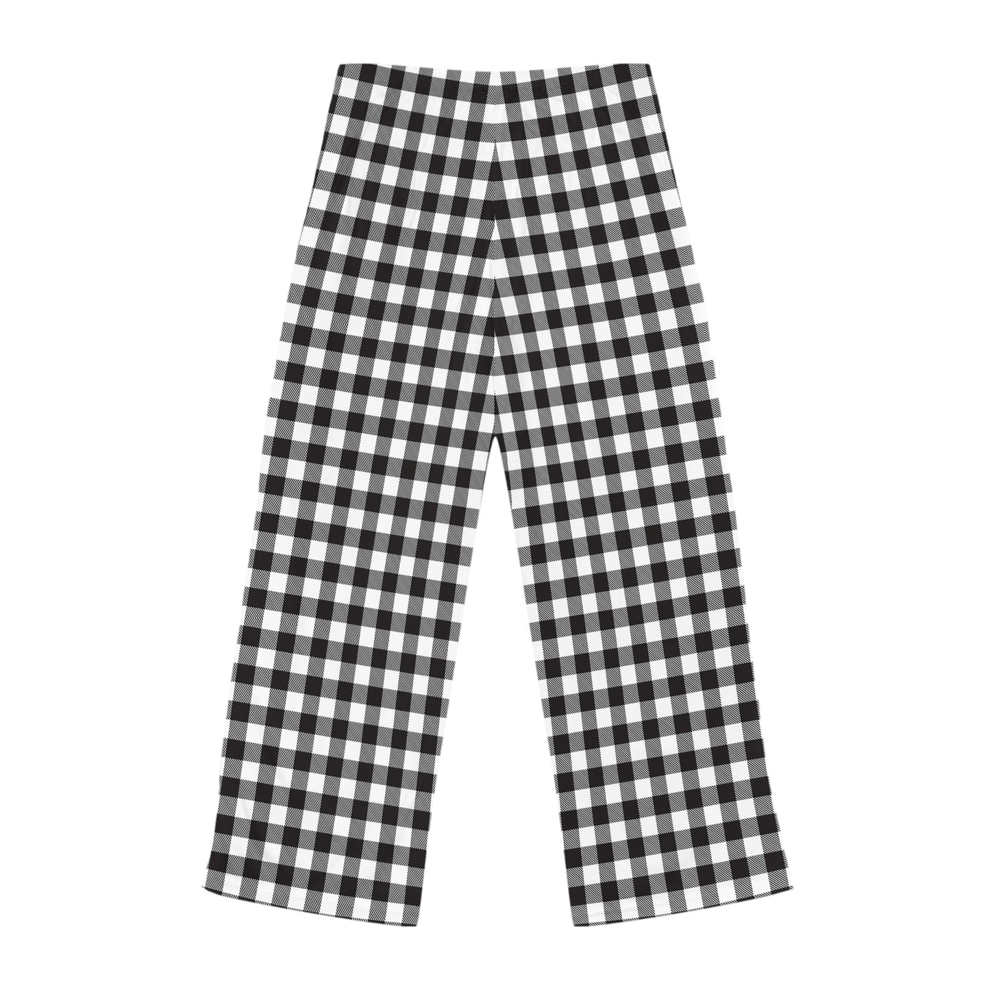 Black Plaid Perfection Women's Pajama Pants (AOP).