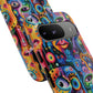 Psychedelic Visions Vibrant Samsung, iPhone and Google Pixel Phone Cases - Colorful Artistic Design
