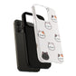 Cute Cat Tough Magnetic Case, iPhone Cover, Cat Lover Gift, Cute Cat Accessories, Pet-Themed iPhone Case
